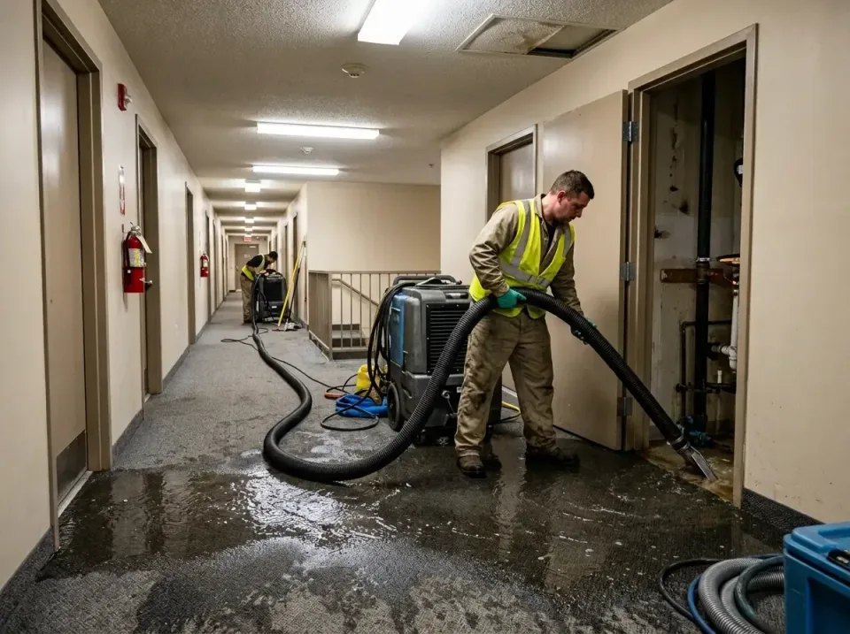 multi-unit-apartment-hallway-f-005 — frequently asked questions, Emergency Burst Pipe Water Extraction & Removal in Maple He…
